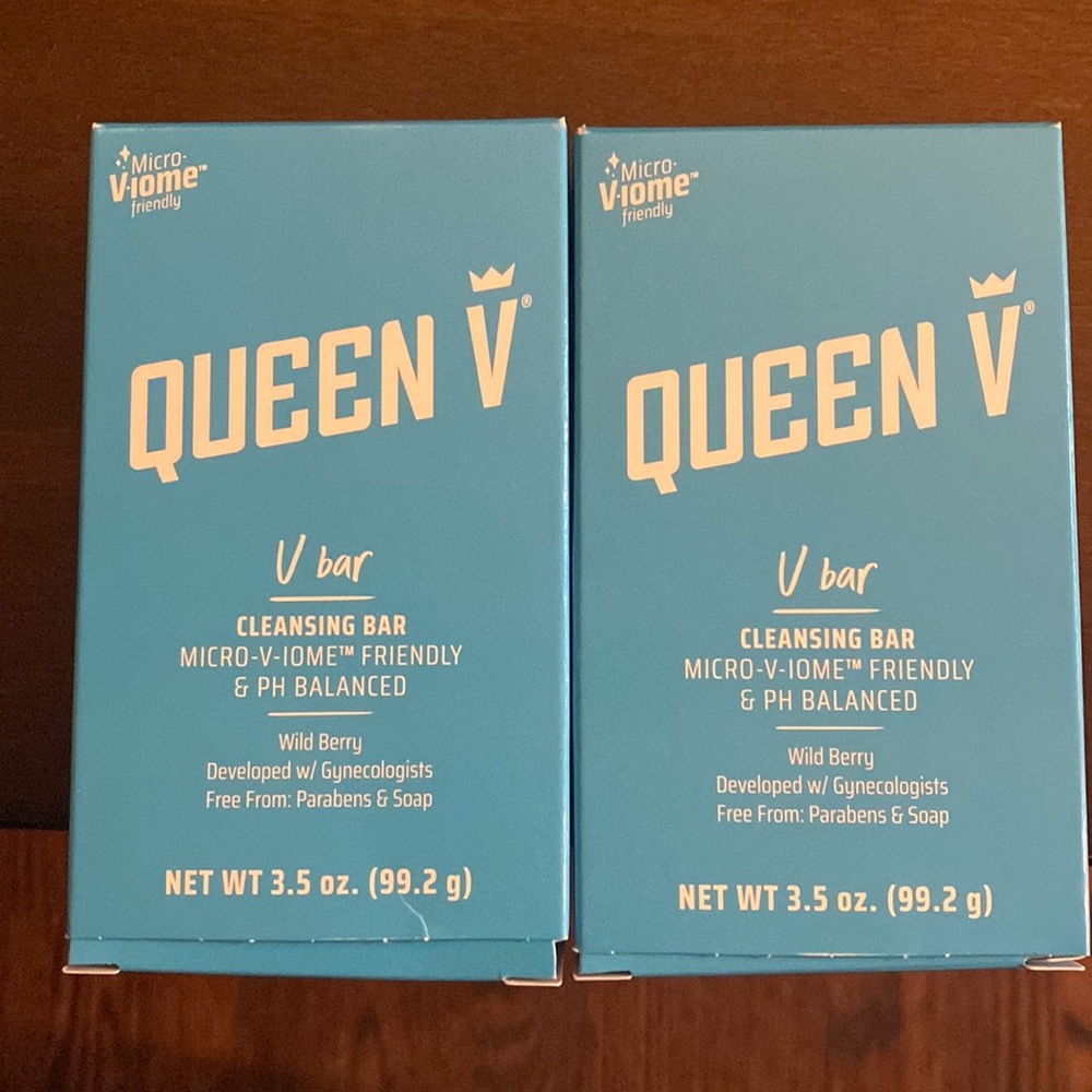 Set of 2 Queen V - V Bar Cleansing Bars